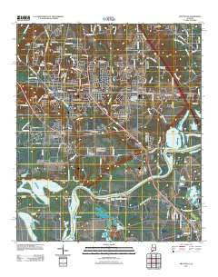 Prattville Alabama Historical topographic map, 1:24000 scale, 7.5 X 7.5 Minute, Year 2011
