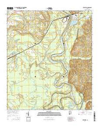 Prestwick Alabama Current topographic map, 1:24000 scale, 7.5 X 7.5 Minute, Year 2014