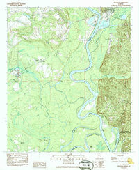 Prestwick Alabama Historical topographic map, 1:24000 scale, 7.5 X 7.5 Minute, Year 1983