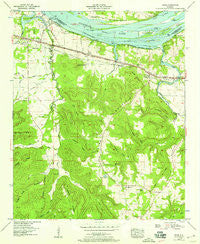 Pride Alabama Historical topographic map, 1:24000 scale, 7.5 X 7.5 Minute, Year 1954