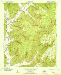 Princeton Alabama Historical topographic map, 1:24000 scale, 7.5 X 7.5 Minute, Year 1951