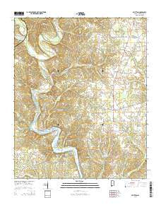 Pruitton Alabama Current topographic map, 1:24000 scale, 7.5 X 7.5 Minute, Year 2014