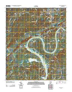 Ragland Alabama Historical topographic map, 1:24000 scale, 7.5 X 7.5 Minute, Year 2011