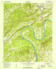 Ragland Alabama Historical topographic map, 1:24000 scale, 7.5 X 7.5 Minute, Year 1947