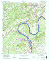 Ragland Alabama Historical topographic map, 1:24000 scale, 7.5 X 7.5 Minute, Year 1947