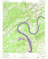 Ragland Alabama Historical topographic map, 1:24000 scale, 7.5 X 7.5 Minute, Year 1947