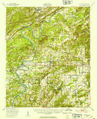 Ragland Alabama Historical topographic map, 1:62500 scale, 15 X 15 Minute, Year 1947