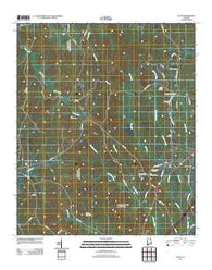 Ralph Alabama Historical topographic map, 1:24000 scale, 7.5 X 7.5 Minute, Year 2011