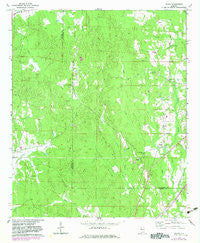 Ralph Alabama Historical topographic map, 1:24000 scale, 7.5 X 7.5 Minute, Year 1970