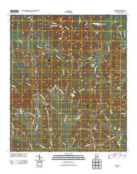 Ramer Alabama Historical topographic map, 1:24000 scale, 7.5 X 7.5 Minute, Year 2011