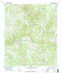 Ramer Alabama Historical topographic map, 1:24000 scale, 7.5 X 7.5 Minute, Year 1971