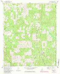 Randolph Alabama Historical topographic map, 1:24000 scale, 7.5 X 7.5 Minute, Year 1971