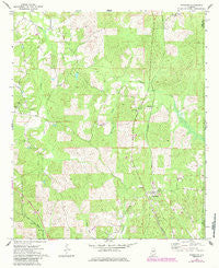 Randolph Alabama Historical topographic map, 1:24000 scale, 7.5 X 7.5 Minute, Year 1971