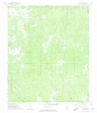 Randolph Alabama Historical topographic map, 1:24000 scale, 7.5 X 7.5 Minute, Year 1971