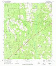 Range Alabama Historical topographic map, 1:24000 scale, 7.5 X 7.5 Minute, Year 1971