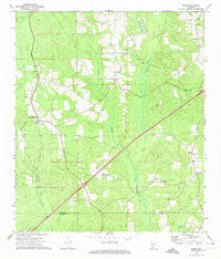 Range Alabama Historical topographic map, 1:24000 scale, 7.5 X 7.5 Minute, Year 1971