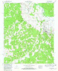 Red Bay Alabama Historical topographic map, 1:24000 scale, 7.5 X 7.5 Minute, Year 1981