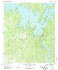 Red Hill Alabama Historical topographic map, 1:24000 scale, 7.5 X 7.5 Minute, Year 1971