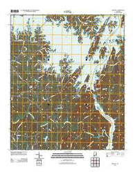 Red Hill Alabama Historical topographic map, 1:24000 scale, 7.5 X 7.5 Minute, Year 2011