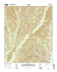 Reform Alabama Current topographic map, 1:24000 scale, 7.5 X 7.5 Minute, Year 2014