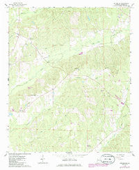 Reform SW Alabama Historical topographic map, 1:24000 scale, 7.5 X 7.5 Minute, Year 1966