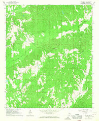 Reform SW Alabama Historical topographic map, 1:24000 scale, 7.5 X 7.5 Minute, Year 1966