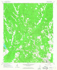 Reform Alabama Historical topographic map, 1:24000 scale, 7.5 X 7.5 Minute, Year 1967