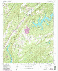 Remlap Alabama Historical topographic map, 1:24000 scale, 7.5 X 7.5 Minute, Year 1960