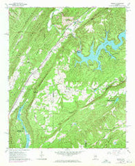 Remlap Alabama Historical topographic map, 1:24000 scale, 7.5 X 7.5 Minute, Year 1960