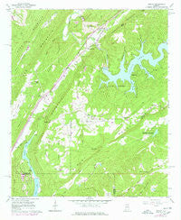 Remlap Alabama Historical topographic map, 1:24000 scale, 7.5 X 7.5 Minute, Year 1960