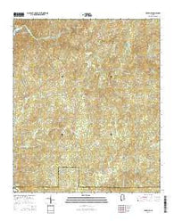 Richville Alabama Current topographic map, 1:24000 scale, 7.5 X 7.5 Minute, Year 2014