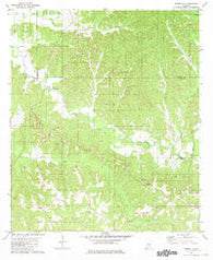Ridgeville Alabama Historical topographic map, 1:24000 scale, 7.5 X 7.5 Minute, Year 1981