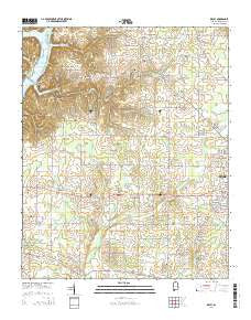 Ripley Alabama Current topographic map, 1:24000 scale, 7.5 X 7.5 Minute, Year 2014