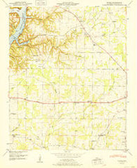 Ripley Alabama Historical topographic map, 1:24000 scale, 7.5 X 7.5 Minute, Year 1951