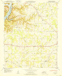 Ripley Alabama Historical topographic map, 1:24000 scale, 7.5 X 7.5 Minute, Year 1951