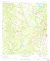 River Falls Alabama Historical topographic map, 1:24000 scale, 7.5 X 7.5 Minute, Year 1971
