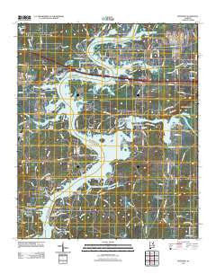 Riverside Alabama Historical topographic map, 1:24000 scale, 7.5 X 7.5 Minute, Year 2011