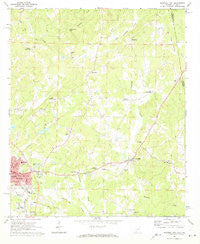 Roanoke East Alabama Historical topographic map, 1:24000 scale, 7.5 X 7.5 Minute, Year 1969