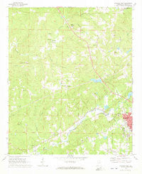 Roanoke West Alabama Historical topographic map, 1:24000 scale, 7.5 X 7.5 Minute, Year 1969