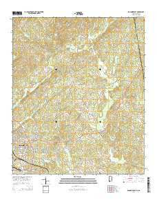 Roanoke East Alabama Current topographic map, 1:24000 scale, 7.5 X 7.5 Minute, Year 2014