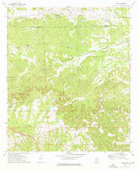 Roba Alabama Historical topographic map, 1:24000 scale, 7.5 X 7.5 Minute, Year 1973