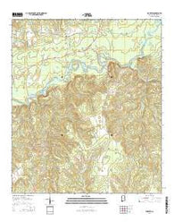 Roberts Alabama Current topographic map, 1:24000 scale, 7.5 X 7.5 Minute, Year 2014