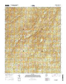 Rockford Alabama Current topographic map, 1:24000 scale, 7.5 X 7.5 Minute, Year 2014