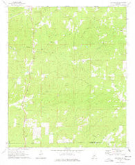 Rockford SW Alabama Historical topographic map, 1:24000 scale, 7.5 X 7.5 Minute, Year 1971