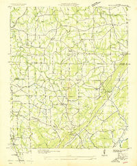 Rodentown Alabama Historical topographic map, 1:24000 scale, 7.5 X 7.5 Minute, Year 1936