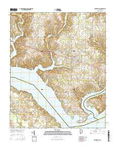 Rogersville Alabama Current topographic map, 1:24000 scale, 7.5 X 7.5 Minute, Year 2014