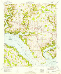Rogersville Alabama Historical topographic map, 1:24000 scale, 7.5 X 7.5 Minute, Year 1952