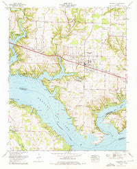 Rogersville Alabama Historical topographic map, 1:24000 scale, 7.5 X 7.5 Minute, Year 1974