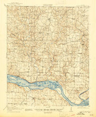 Rogersville Alabama Historical topographic map, 1:62500 scale, 15 X 15 Minute, Year 1916