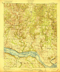 Rogersville Alabama Historical topographic map, 1:62500 scale, 15 X 15 Minute, Year 1916